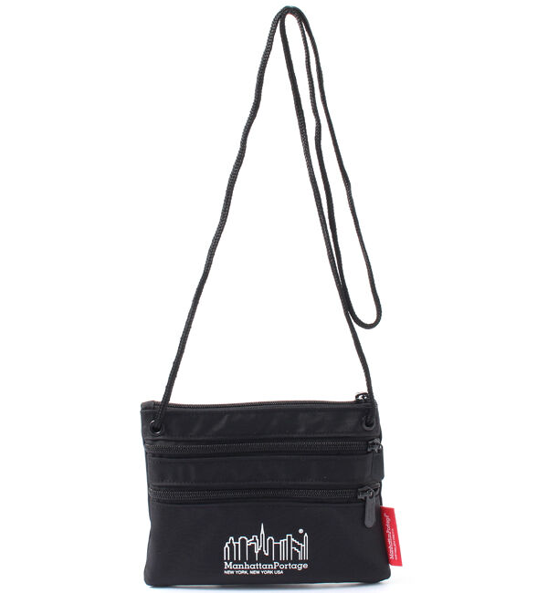 Manhattan Portage「Triple Zipper Pouch」|ショルダー・メッセンジャー|BLK