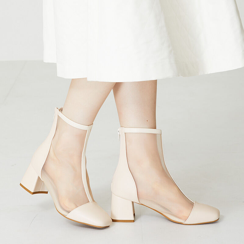 ORiental TRaffic「ヒールチュールブーツ/41106」|ショートブーツ|