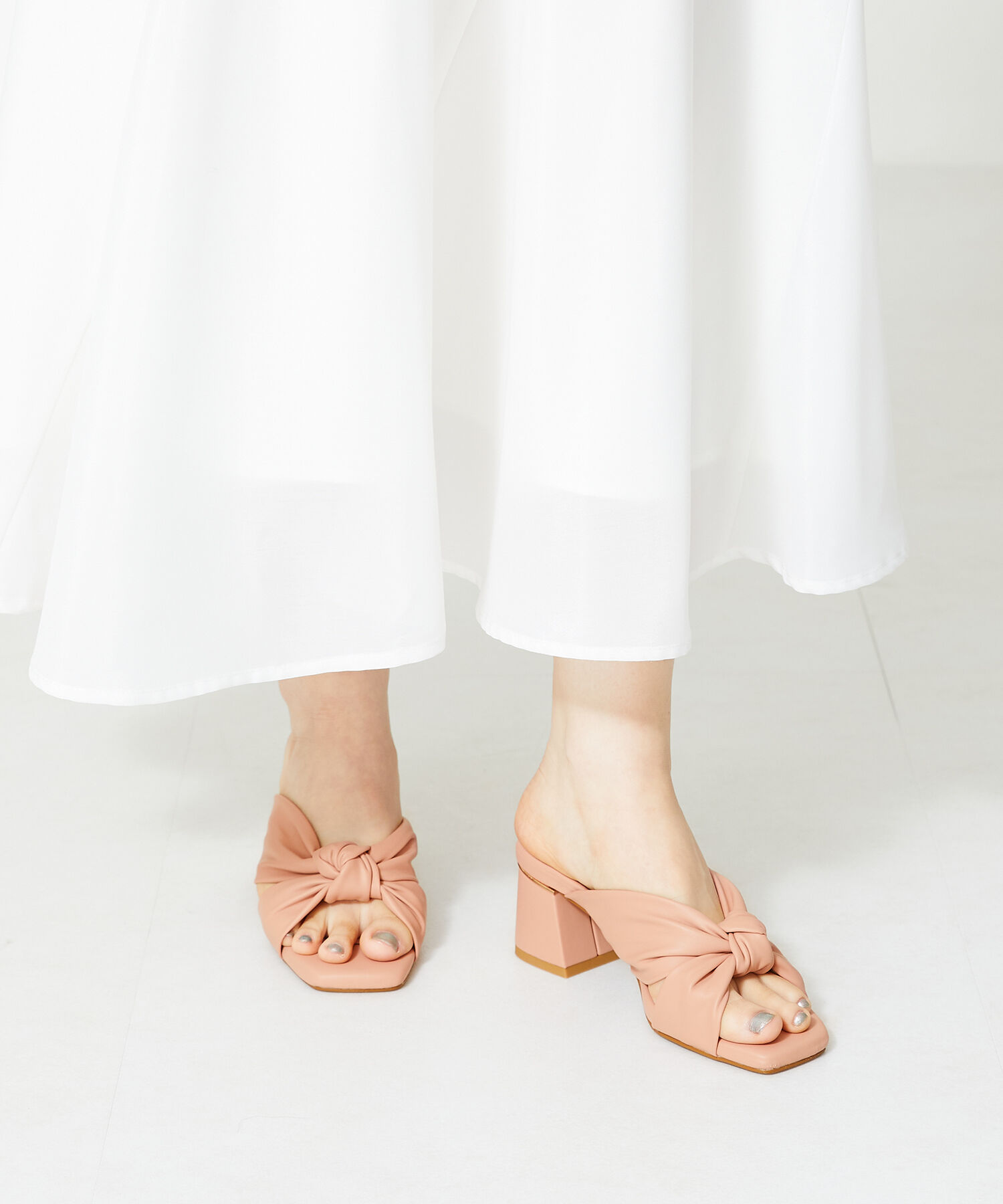 WA Oriental TRaffic「ソフトレザーリボンミュールサンダル/42202」|サンダル|