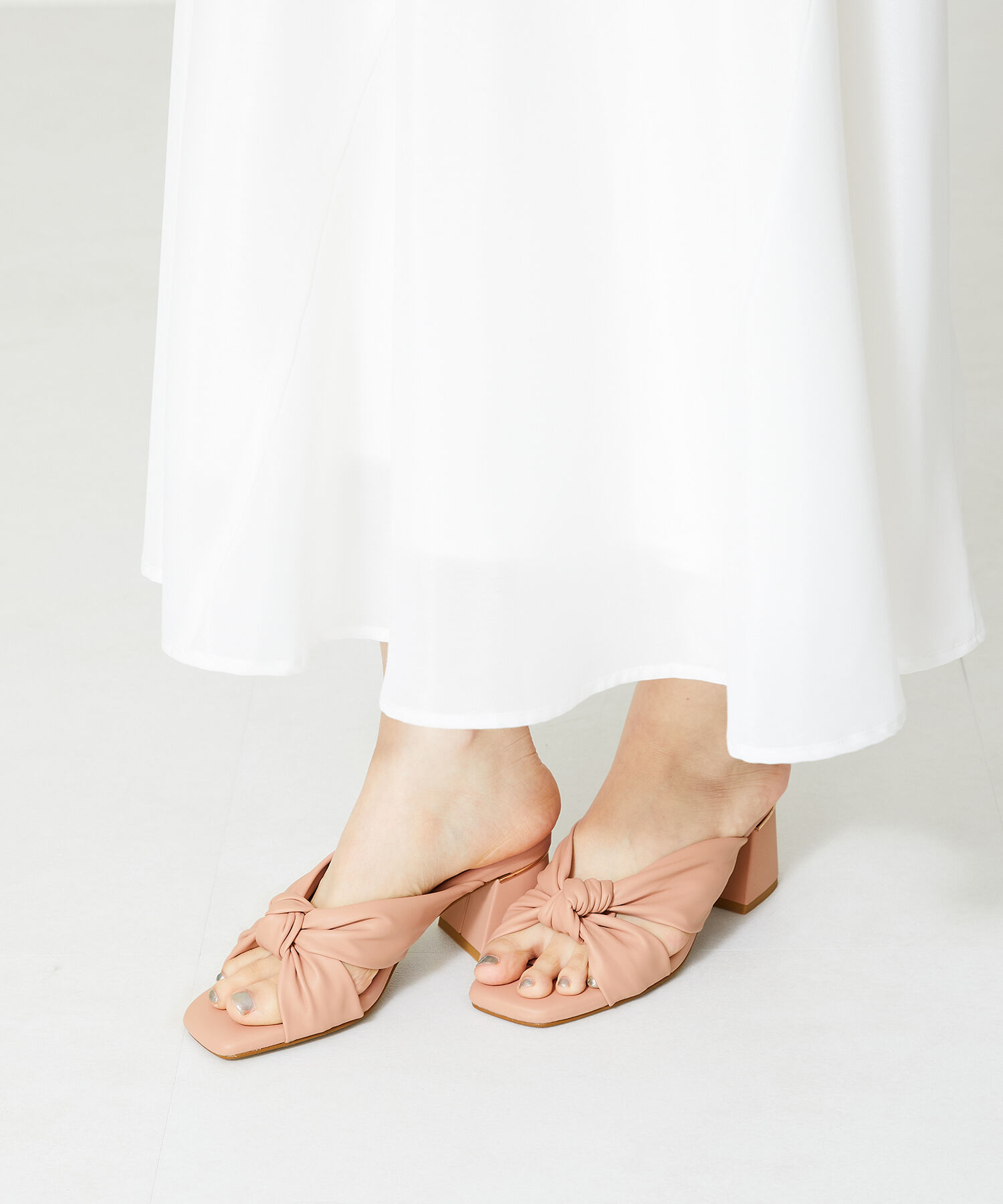 WA Oriental TRaffic「ソフトレザーリボンミュールサンダル/42202」|サンダル|