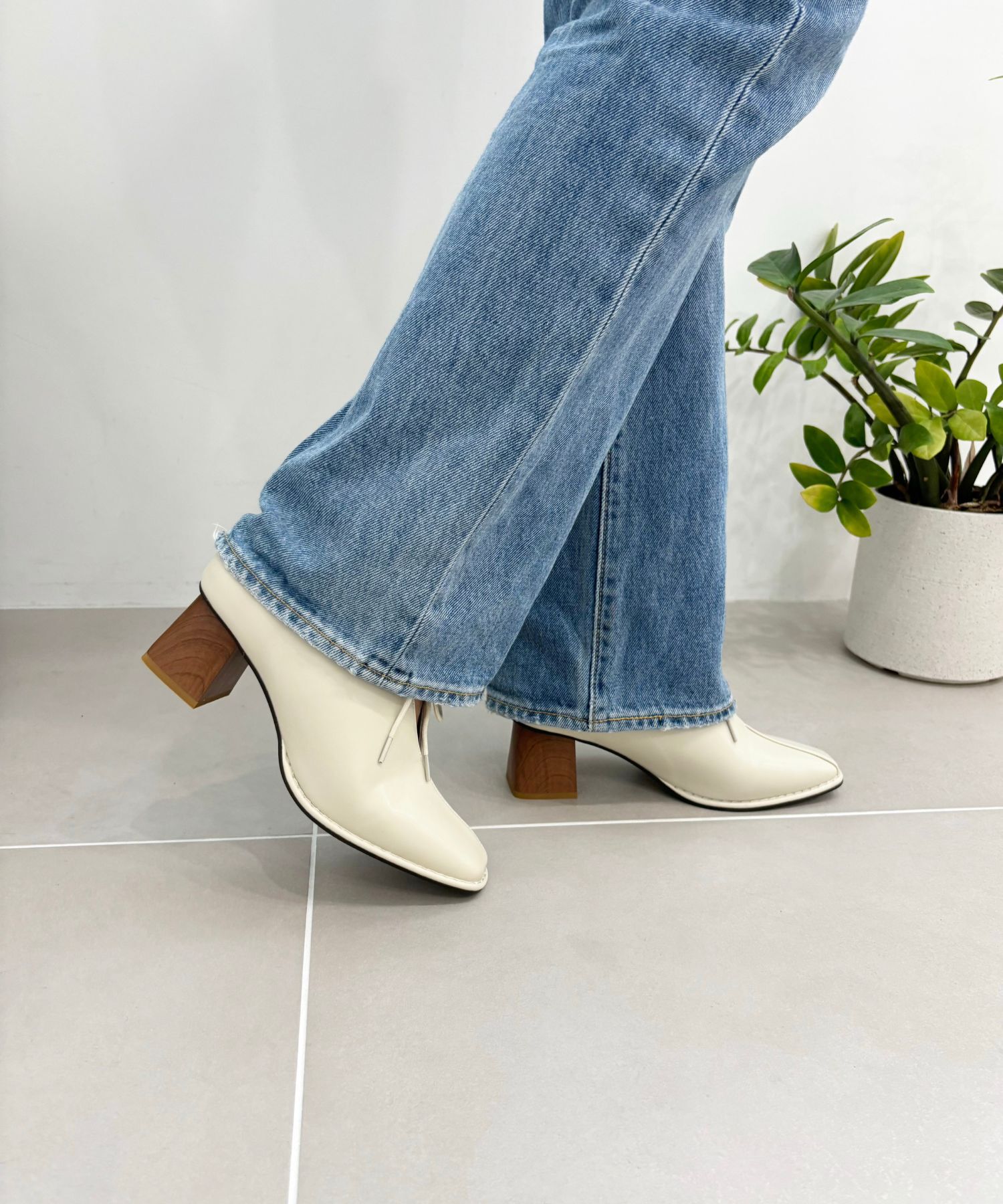 ORiental TRaffic「ウッド ヒール 甲深 パンプス /41307」|パンプス|