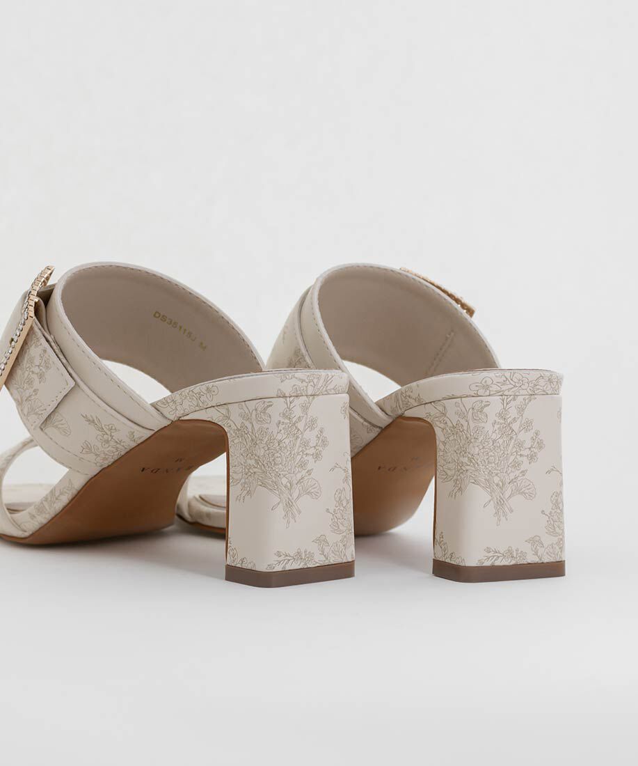  「トワルドゥジュイビジューパーツサンダル」|パンプス|