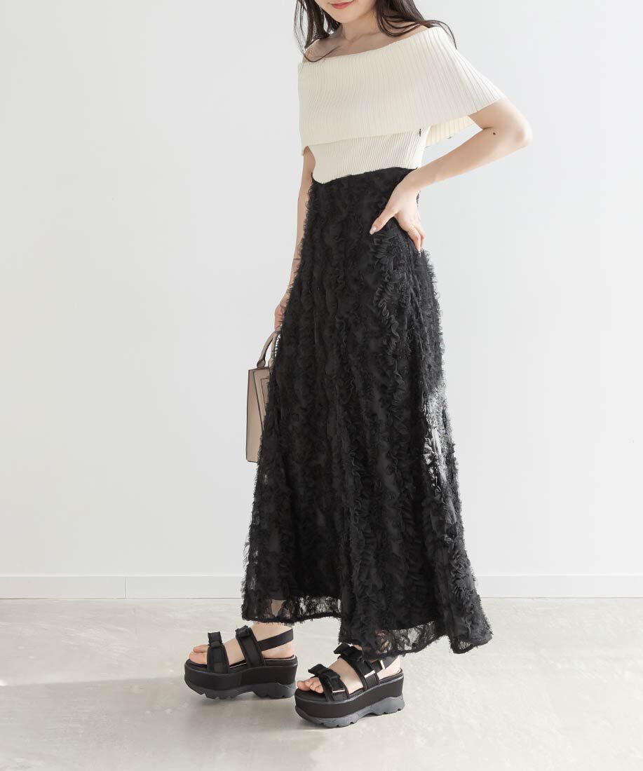  「フリンジリボンスポーツサンダル」|サンダル|