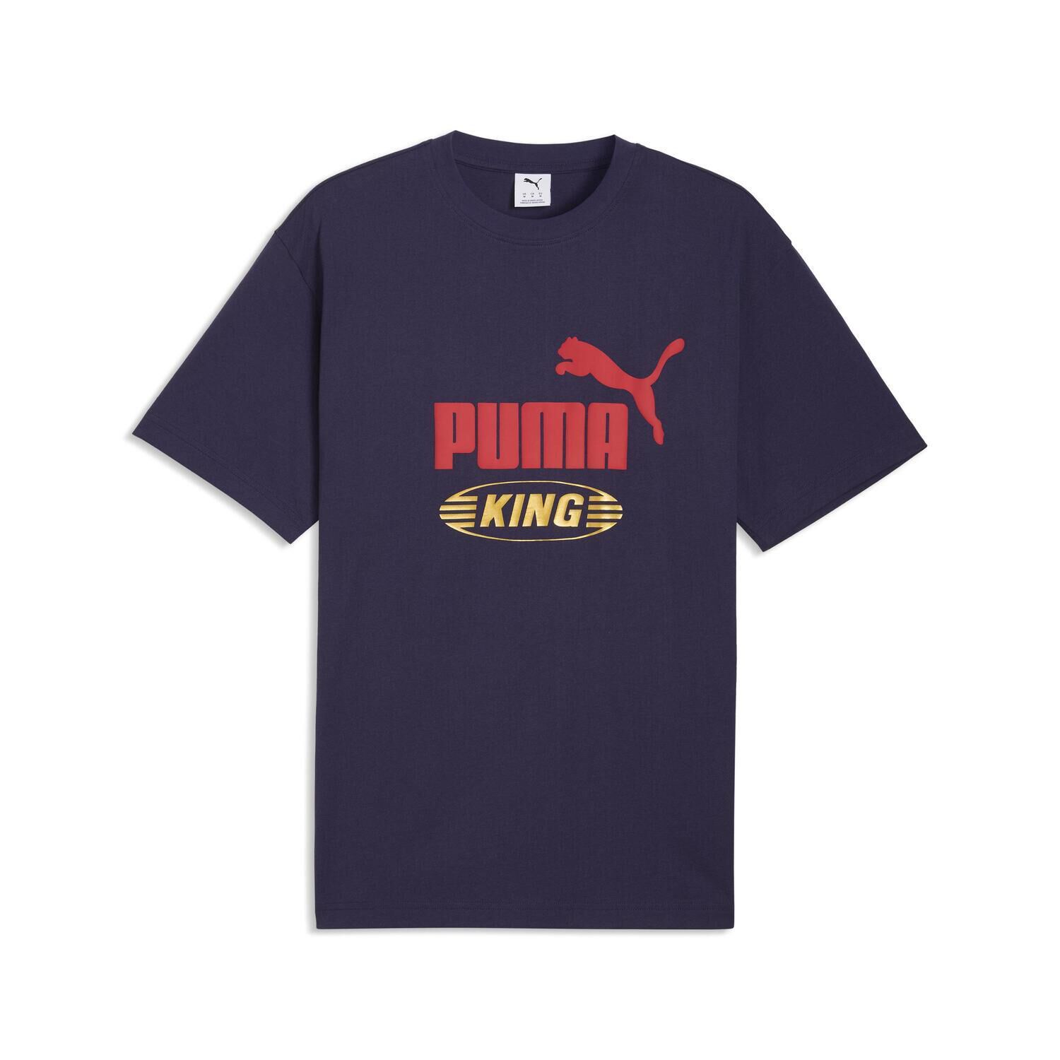 PUMA「【PUMA ｳｪｱ】M F.P.ARCHIVE KING RELAXED TEE」|Tシャツ・カットソー|パープル