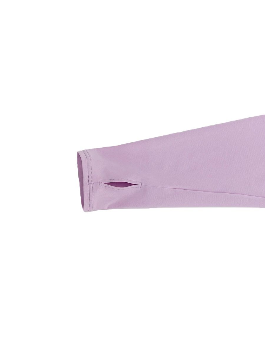 ALBOVE「【ECO BLUE】エコ素材ストレッチクロップド丈トップス」|スポーツ|