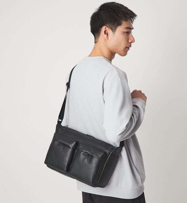 UNITED ARROWS green label relaxing「GLR レザー ファンクショナル マルチポケット ショルダー バッグ」|ショルダー・メッセンジャー|