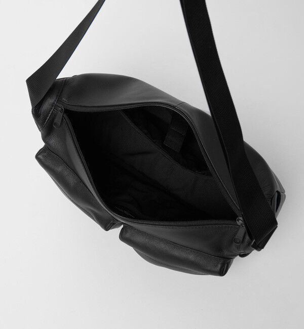 UNITED ARROWS green label relaxing「GLR レザー ファンクショナル マルチポケット ショルダー バッグ」|ショルダー・メッセンジャー|