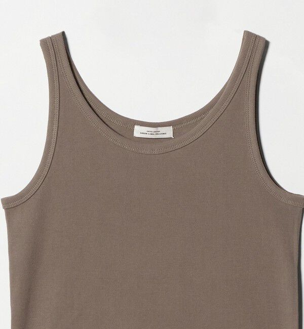UNITED ARROWS green label relaxing「ベーシック リブ タンクトップ」|タンクトップ|