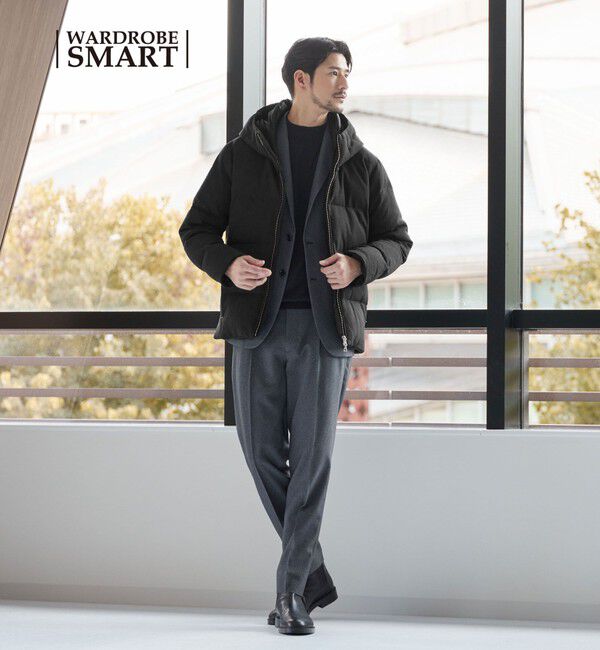 BEAUTY&YOUTH UNITED ARROWS「【WEB限定 WARDROBE SMART】LANATEC フード ダウンジャケット」|ダウン|