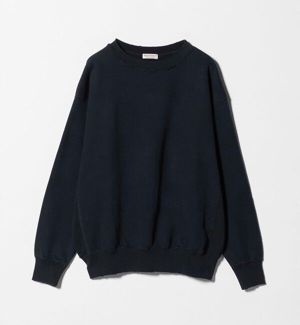 BEAUTY&YOUTH UNITED ARROWS「ピーチスキン ダメージ クルーネック スウェット」|スウェット・ジャージ|NAVY