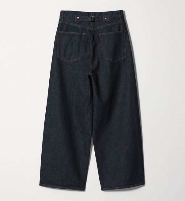 MONKEY TIME「デニム シンチ バックル スーパー バギー パンツ」|チノ|