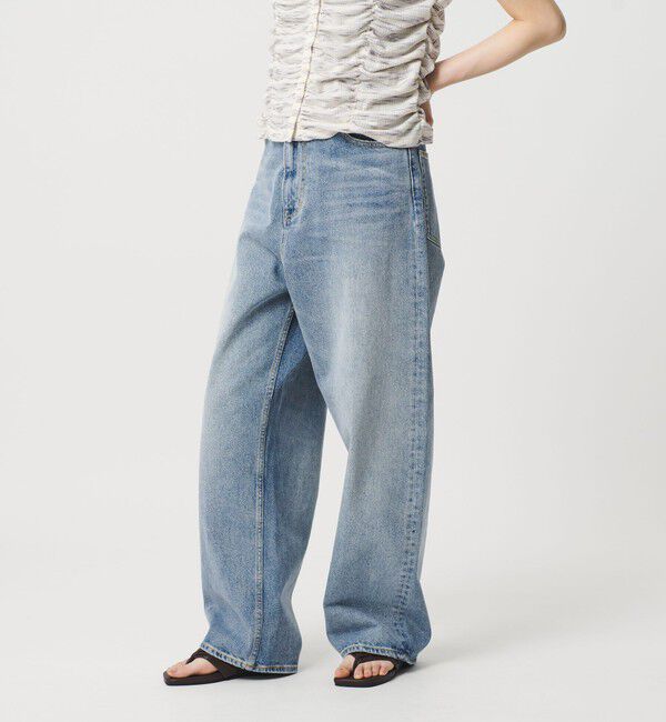 BEAUTY&YOUTH UNITED ARROWS「ワイド ルーズ デニムパンツ」|デニム|