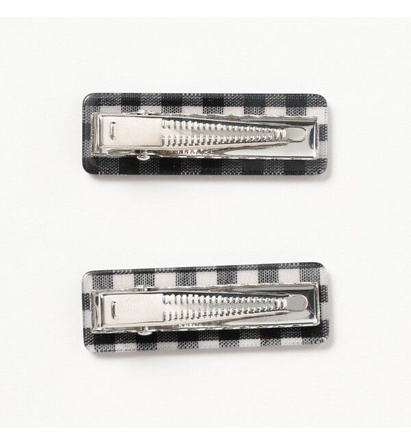 BEAMSBOY「ギンガムチェック ヘアピン 2セット」|その他|