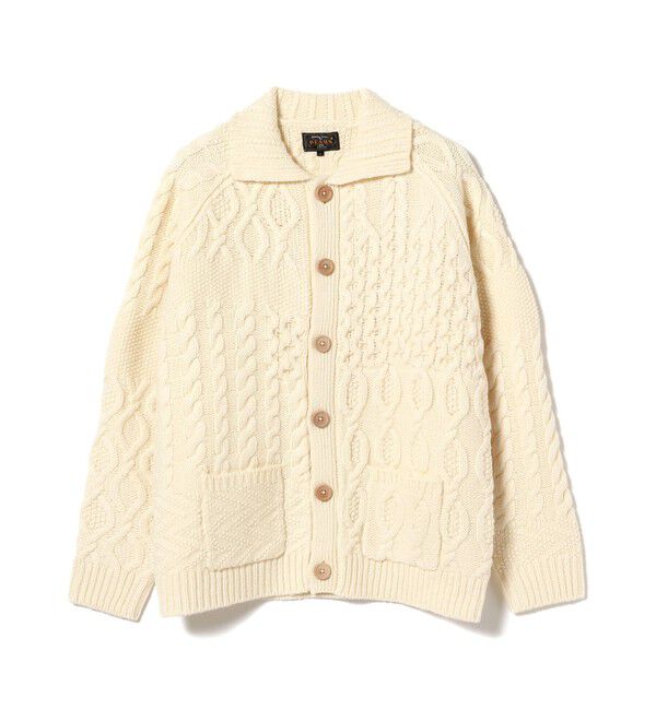 BEAMS PLUS「BEAMS PLUS / Cardigan Alan Patchwork」|カーディガン|