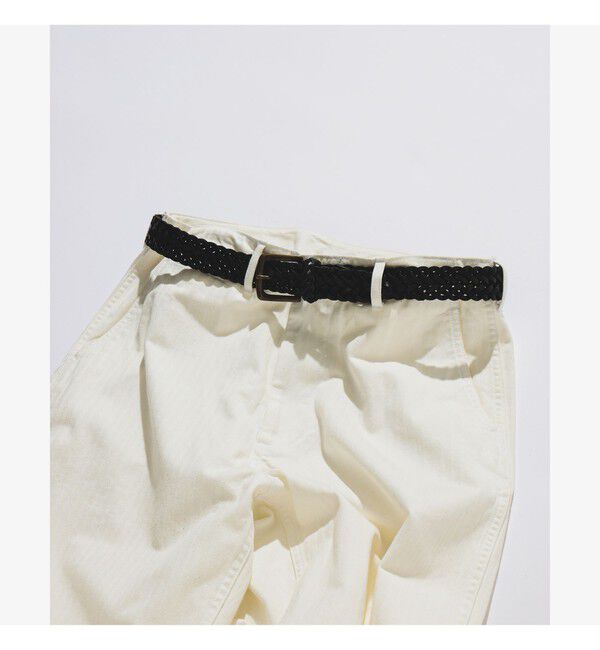 BEAMS PLUS「ARTS & CRAFTS / FIELDER MESH BELT 2」|ベルト|BLACK