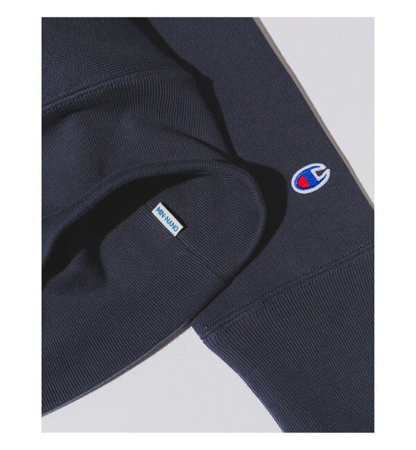BEAMS「【別注】Champion &times; MIN-NANO / スナップ ジャケット」|スウェット・ジャージ|
