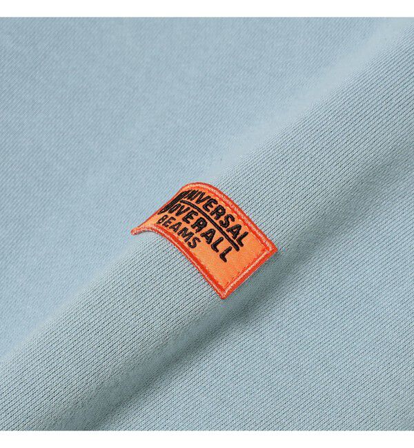 BEAMS「【別注】UNIVERSAL OVERALL / ロゴ クルーネック スウェット」|スウェット・ジャージ|