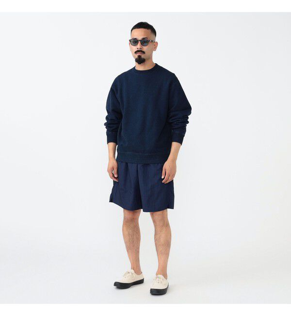 BEAMS PLUS「クルーネック スウェット インディゴ」|スウェット・ジャージ|
