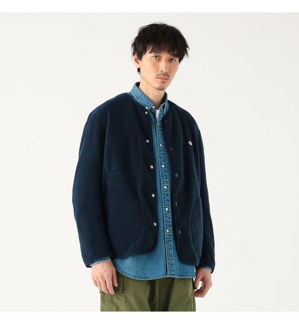 BEAMS「【別注】DANTON / フリース ジャケット」|ブルゾン・スタジャン|