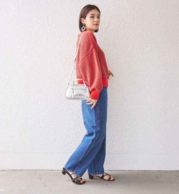 SHIPS for women「〈手洗い可能〉前後 2WAY ジャカード プルオーバー 24SS ◇」|ニット・セーター|