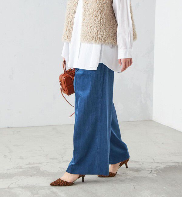 SHIPS for women「〈手洗い可能〉オーガニック コットン コーデュロイ パンツ ◇」|その他|