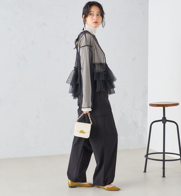 SHIPS for women「〈手洗い可能〉インナーセット チュール デザイン ブラウス ◇」|シャツ・ブラウス|