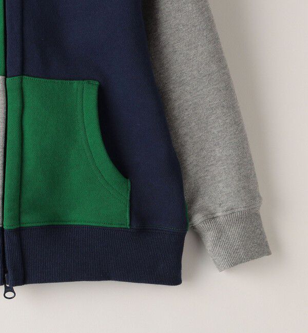 SHIPS KIDS「SHIPS KIDS:100～130cm / ロゴ フード ジップ パーカー」|パーカー|