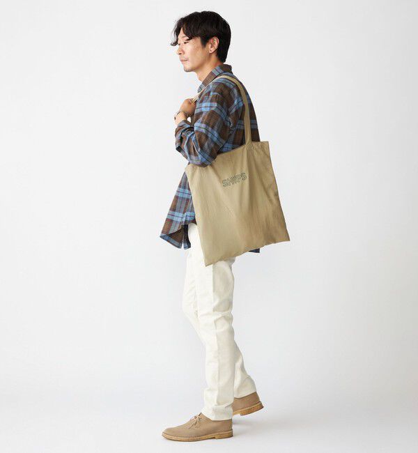 SHIPS「【WEB限定】SHIPS: パッカブル ナイロン SHIPSロゴ エンブロイダリー トート バッグ」|トートバッグ|