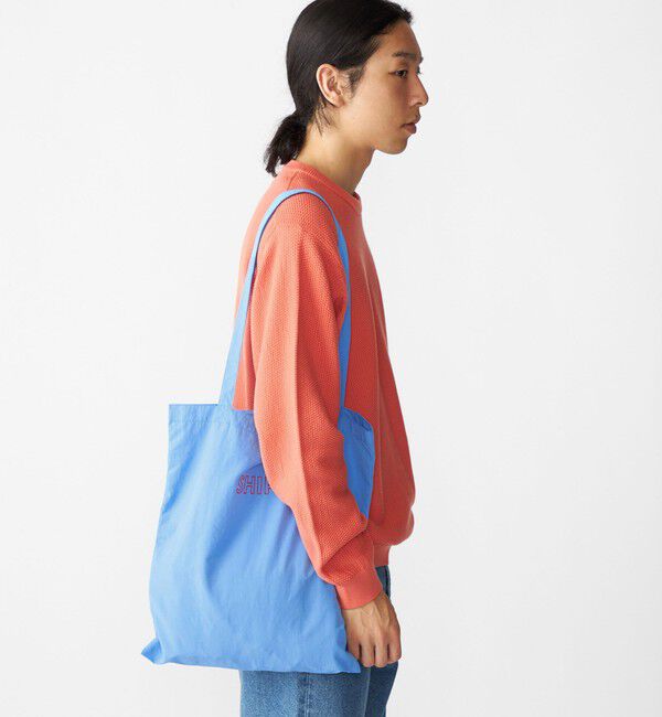 SHIPS「【WEB限定】SHIPS: パッカブル ナイロン SHIPSロゴ エンブロイダリー トート バッグ」|トートバッグ|