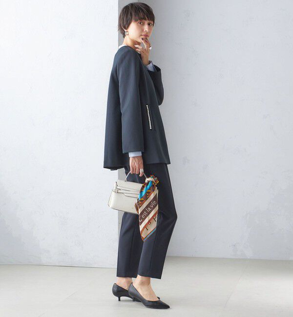 SHIPS for women「【SHIPS別注】kaene:パール モチーフ ショート コート（セレモニー対応可）」|その他|