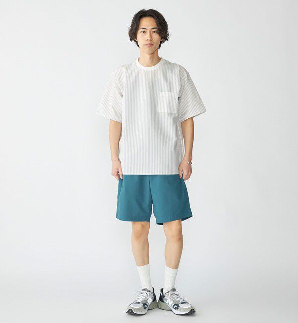 SHIPS「SHIPS: COOLMAX(R) シアサッカー Tシャツ」|Tシャツ・カットソー|