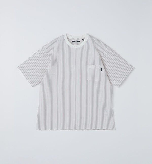 SHIPS「SHIPS: COOLMAX(R) シアサッカー Tシャツ」|Tシャツ・カットソー|