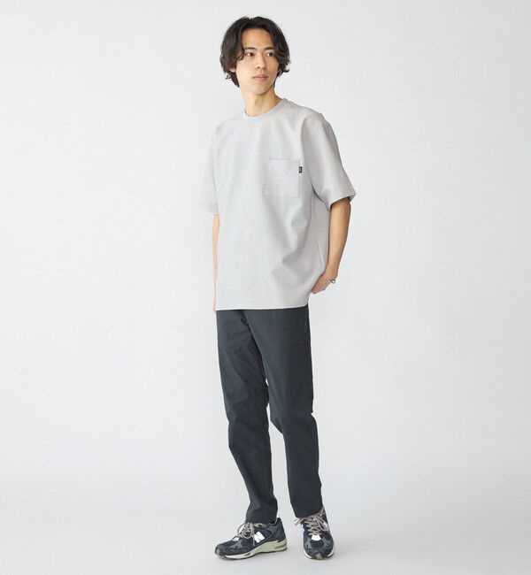 SHIPS「SHIPS: COOLMAX(R) シアサッカー Tシャツ」|Tシャツ・カットソー|