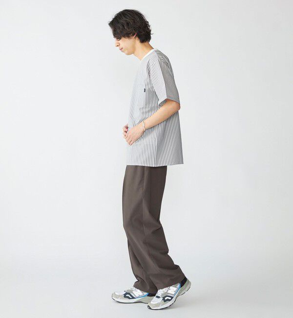 SHIPS「SHIPS: COOLMAX(R) シアサッカー Tシャツ」|Tシャツ・カットソー|