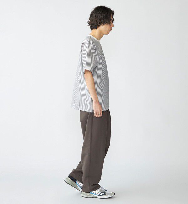 SHIPS「SHIPS: COOLMAX(R) シアサッカー Tシャツ」|Tシャツ・カットソー|