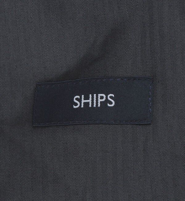 SHIPS「SHIPS:〈洗濯機可能〉メランジ ワイド ピンタック スラックス」|スラックス|