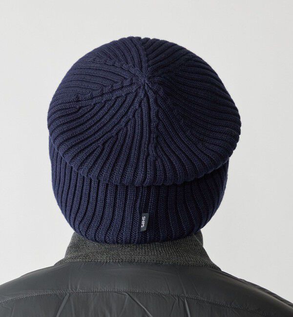 SHIPS「【WEB限定】SHIPS: オーバーフィット ワンポイント エンブロイダリー ワッチキャップ ニット帽」|その他|