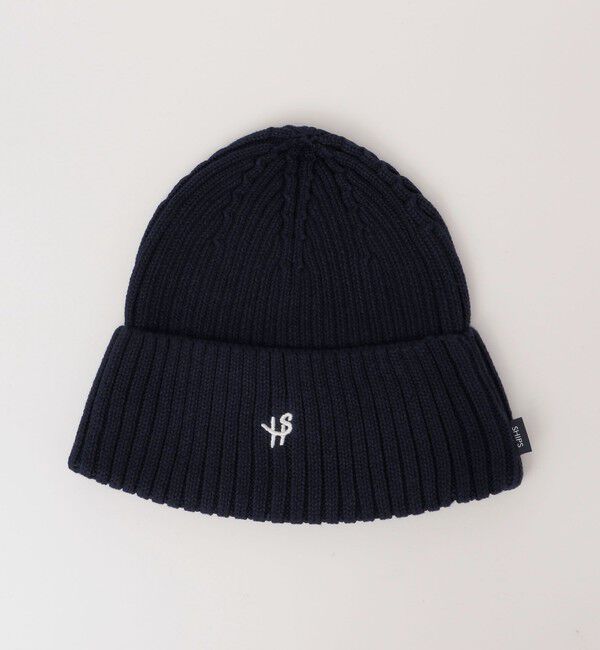 SHIPS「【WEB限定】SHIPS: オーバーフィット ワンポイント エンブロイダリー ワッチキャップ ニット帽」|その他|