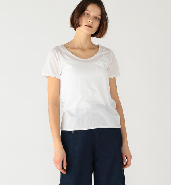 GALERIE VIE「コットン ラウンドネックプルオーバー」|Tシャツ・カットソー|