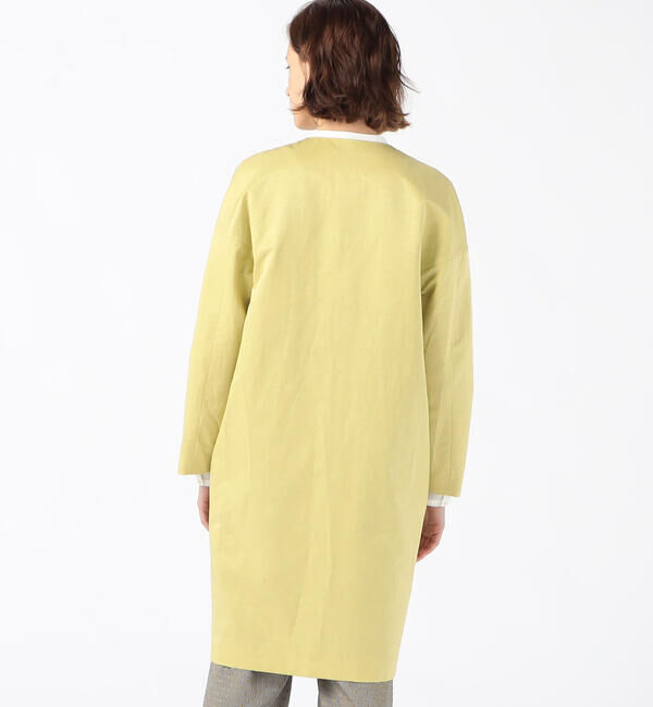 TOMORROWLAND collection「スパークツイル コクーンコート」|ノーカラーコート|