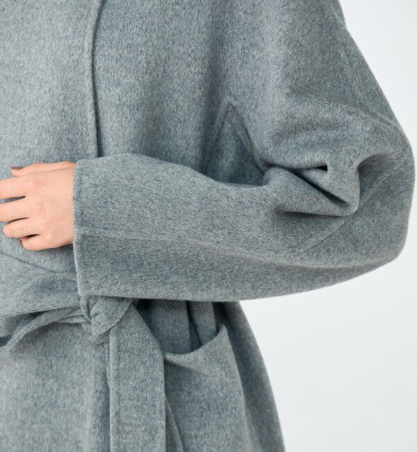 Ballsey「プレミアムウールリバー ノーカラーコート」|ノーカラーコート|