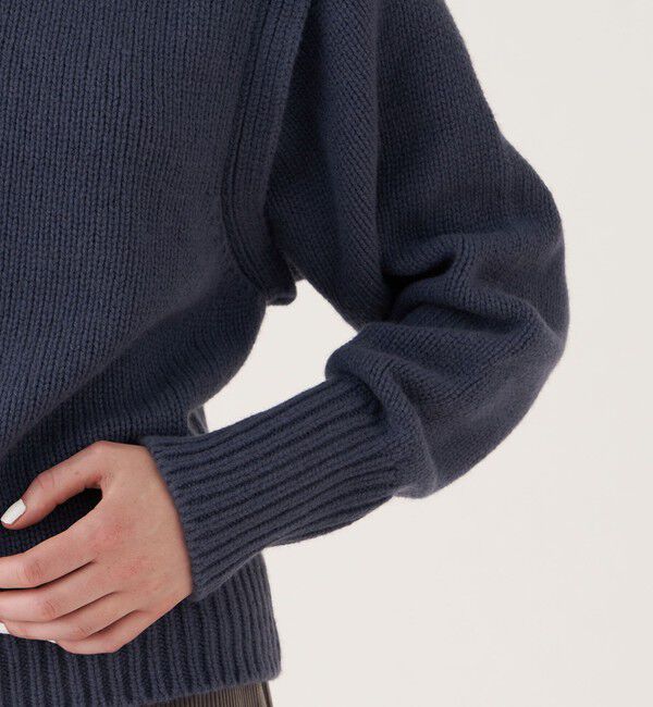 GALERIE VIE「ファインウール レイヤードプルオーバー」|ニット・セーター|
