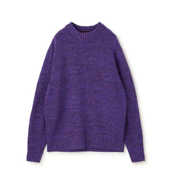 CABaN「CABaN ウールネップ クルーネックプルオーバー」|ニット・セーター|77 パープル