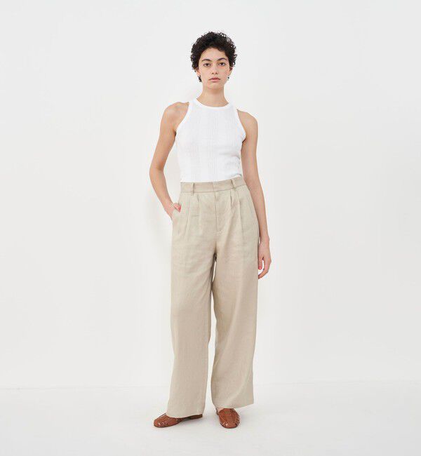 GALERIE VIE「コットンランダムリブ アメリカンスリーブタンクトップ」|タンクトップ|