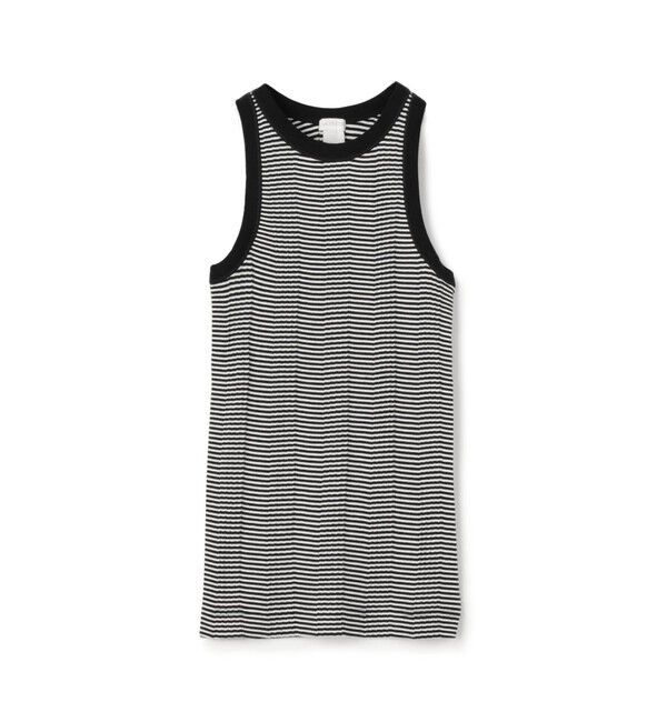 GALERIE VIE「コットンランダムリブ アメリカンスリーブタンクトップ」|タンクトップ|64 ブルー系