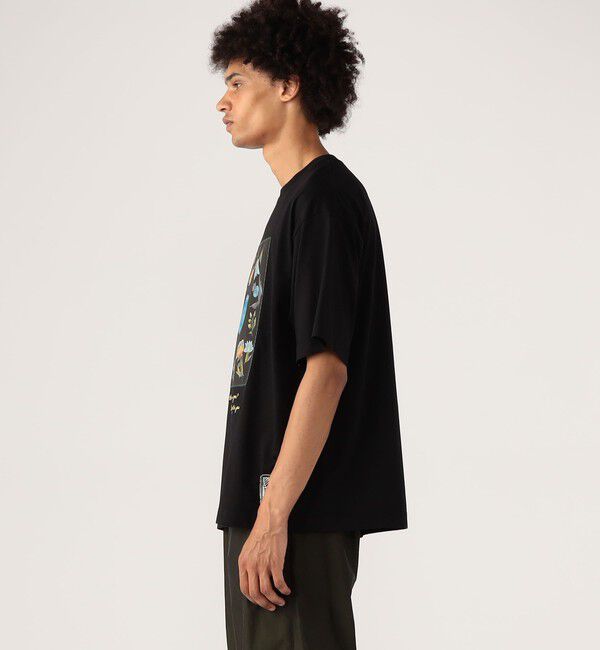 CABaN「CABaN スビンコットン フラワーサークルプリントＴシャツ」|Tシャツ・カットソー|