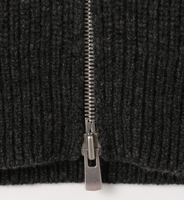 GALERIE VIE「ファインウーレン ジップベスト」|ニット・セーター|