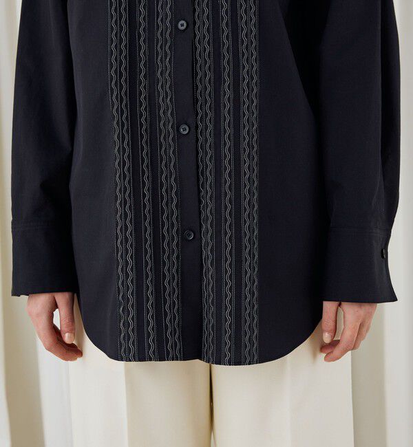 DES PRES「スビンコットンツイル チュニックシャツ」|シャツ・ブラウス|
