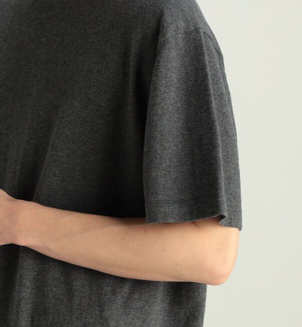 Edition「コットンカシミヤ ハーフスリーブトップス」|Tシャツ・カットソー|