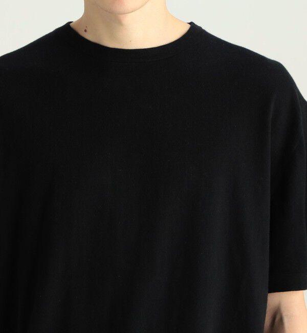 Edition「コットンカシミヤ ハーフスリーブトップス」|Tシャツ・カットソー|